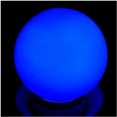 Trade Shop - Bombilla Led Wisdom Miniglobe E27 1w En Colores Frío Cálido Verde Azul Rojo -
