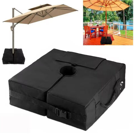 Trade Shop - Borsa Per Base Ombrellone Da Giardino Staccabile Quadrato Ampia Apertura Maniglie 020682 -