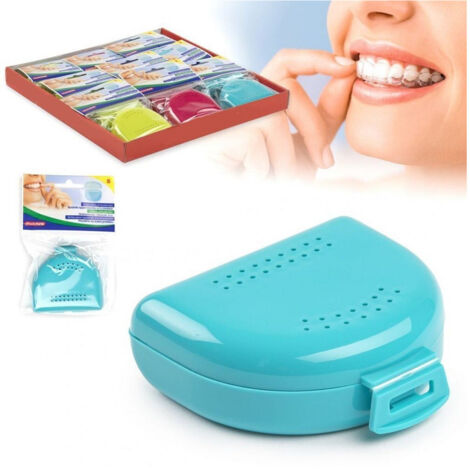 Trade Shop - Box Box Container für Zahnersatz Kieferorthopädische Zähne Appliance Bite 12635 -