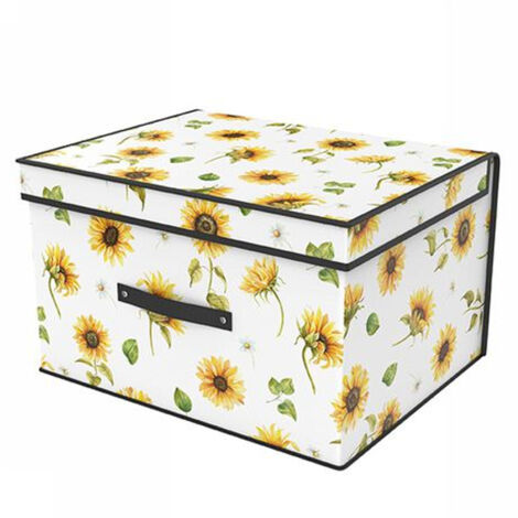 Trade Shop - BOX PLATZSPARENDE BOX KLEIDERSCHRANKBEHÄLTER OBJEKTHALTER ORGANIZER 41x35x20 -