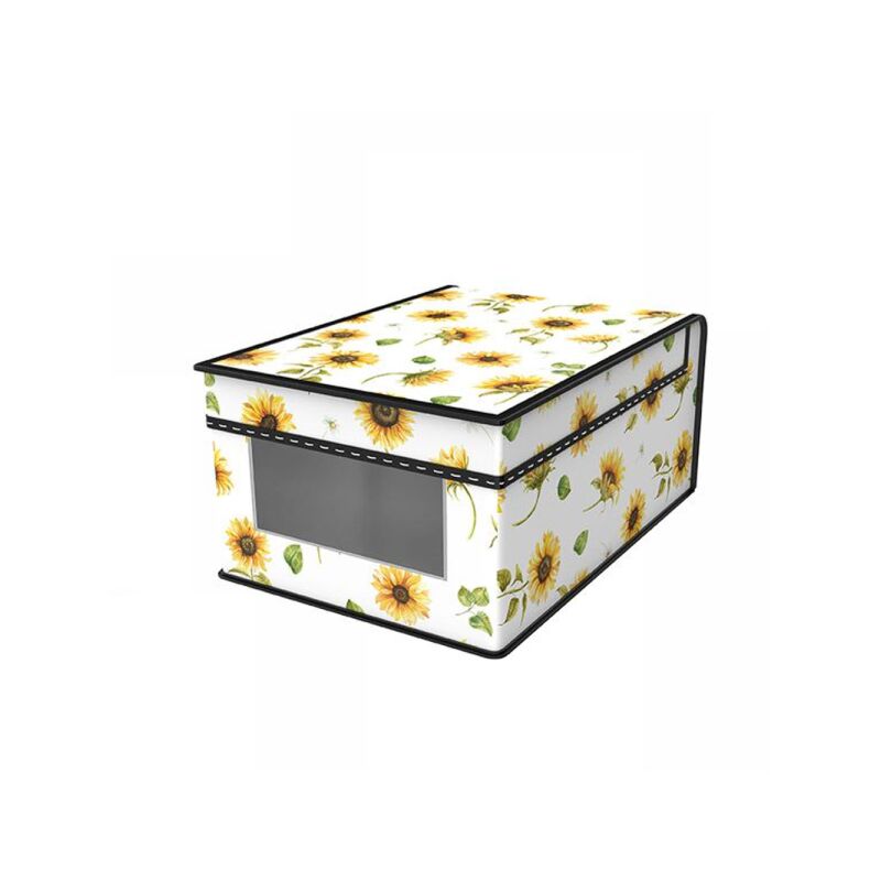 Image of Trade Shop - Box Scatola Salvaspazio Armadio Contenitore Porta Oggetti Organizer 25x35x16