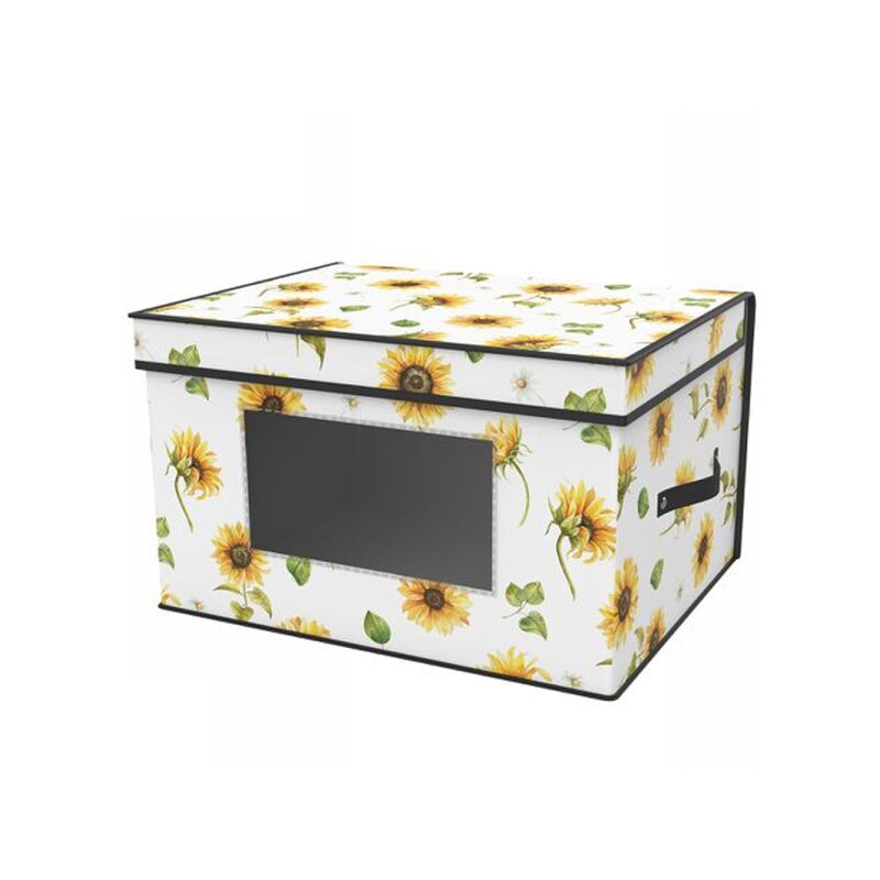 Image of Trade Shop - Box Scatola Salvaspazio Armadio Contenitore Porta Oggetti Organizer 40x30x20