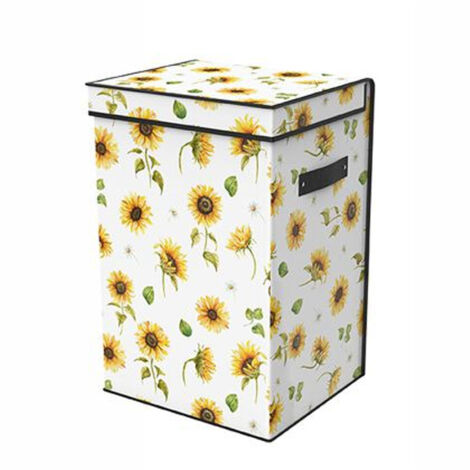 TRADE SHOP - Box Scatola Salvaspazio Armadio Contenitore Porta Oggetti Organizer 40x35x60 Cm -
