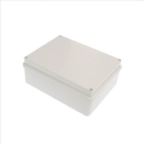 Trade Shop - BOX WASSERDICHTE ANSCHLUSSKÄSTEN MIT GLATTEN WÄNDEN SCHRAUBABDECKUNG IP56 120X80X50MM -