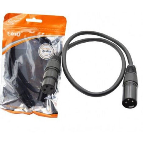 Trade Shop - Cable Adaptador De Audio Para Micrófono Para Xlr Xlr A Xlr Male Kl-9226 -