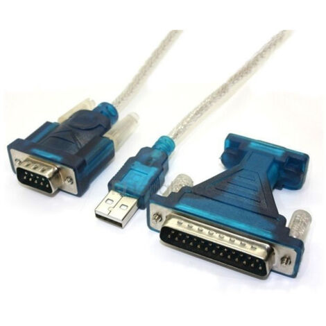 Trade Shop - Cable Del Adaptador Del Convertidor De Datos De Usb A Rs232 Pc En Serie Pc -