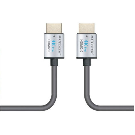 Trade Shop - Cable Hdmi 2.0 4k Ultra Hd 1 Mt Alta Velocidad 18gb / S Cable De Video De Audio Hd2.0-1.0m -