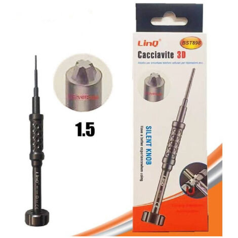 Trade Shop - Cacciavite Torx 3d 1.5 Professionale Riparazione Smartphone Cellulari Bst898-1.5 -