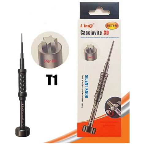 TRADE SHOP - Cacciavite Torx 3d T1 Professionale Riparazione Smartphone Cellulari Bst898-t1 -