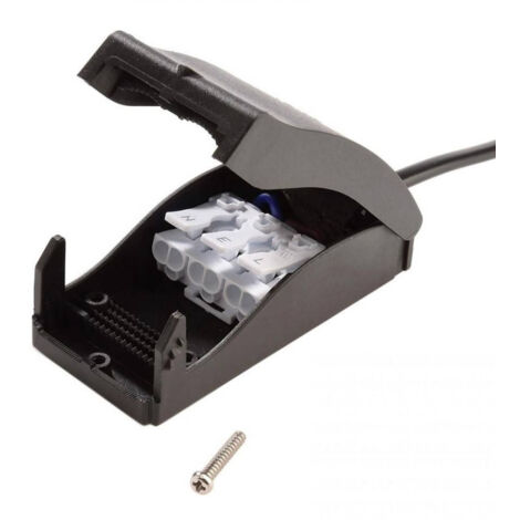 Trade Shop - Caja De Conexión Rápida 2 Vías 230 V 3 Clavijas 10 A Cableado Pasante Máx. 16 A -