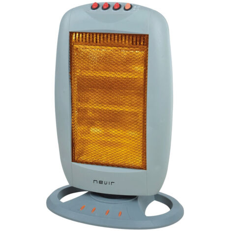 Trade Shop - Calentador Halógeno Lámparas Oscilantes 3 Potencias 400 - 800 - 1200 W Vatios -
