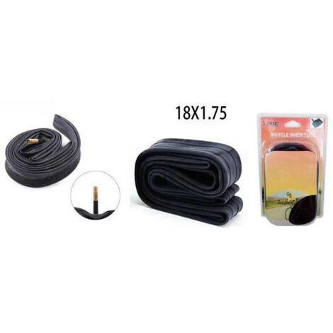 TRADE SHOP - Camera D'aria Per Pneumatici Ruote Bici Bicicletta Bike 18 X 1.75 -