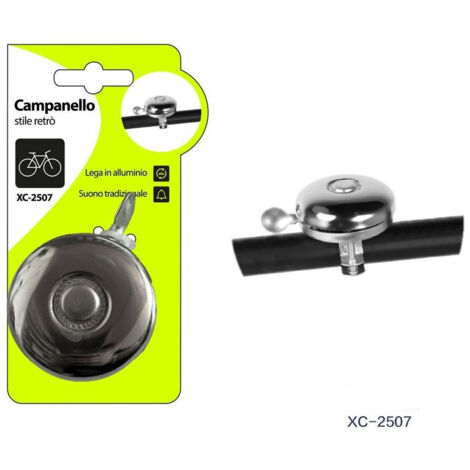 TRADE SHOP - Campanello Stile Vintage Retro' In Metallo Attacco Universale Bicicletta Xc-2507 -
