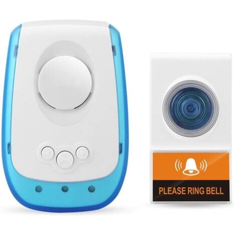 TRADE SHOP - Campanello Wireless Senza Fili 38 Suonerie Regolabili Distanza Operativa 150mt -