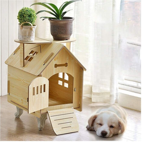 Trade Shop - Casetta Casa Cuccia Cani Gatti Animale Domestico Uso Esterno Interno 79x55x70cm -