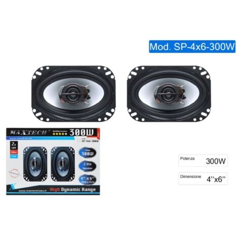 COPPIA CASSE AUTO ALTOPARLANTI DIFFUSORI 350 W 13 CM STEREO MUSICA  UNIVERSALI