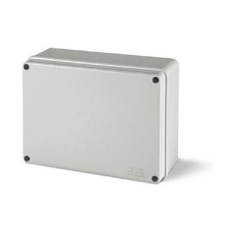 Trade Shop - Cassetta Scatole Derivazione Stagne Pareti Lisce Coperchio Viti Ip56 190x140x70mm