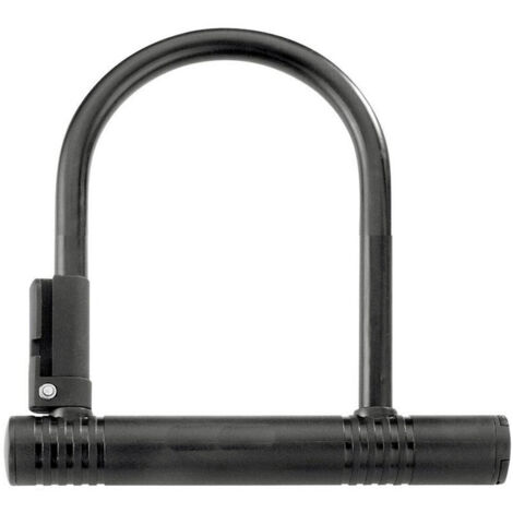 Trade Shop - Catena Lucchetto Antifurto Per Bici Moto Scooter Anti Taglio Forma U 180x180 Mm -
