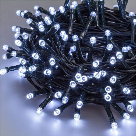 Trade Shop - Catena Luminosa Led Luminosa Metri 240 Led Blanco Con Días De Luz -
