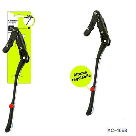 Trade Shop - Cavalletto 24/27 Pollici Altezza Regolabile Per Bici Supporto Bicicletta Xc-1668 -