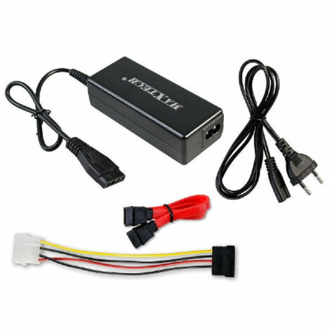 TRADE SHOP - Cavo Adattatore Sa-usb001 Sata/ide Porta Usb2.0 Hard Disk 2.5 3.5 Alimentatore Pc -