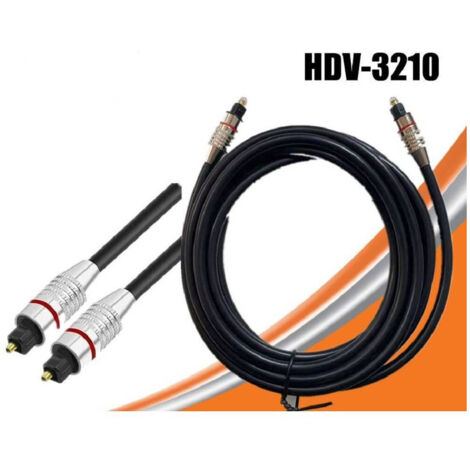 Trade Shop - Cavo Audio Digitale Ottico In Fibra Ottica Lunghezza 1 Metro Hdv-3210 -