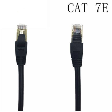 TRADE SHOP - Cavo Di Rete Patch Ethernet Cat7e Con Connettori Rj45 Lunghezza 1 Metro It-7010 -