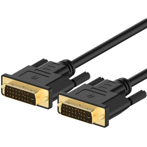Trade Shop - Cavo Dvi A Dvi Dvi-d 24+1 Dual Link 1080p Per Monitor Pc Proiettore Da 5 Metri -