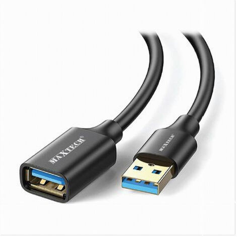 TRADE SHOP - Cavo Usb 2.0 Femmina A Maschio F/m Per Pc Computer 3 Metri Usb2.0-mf3.0m -