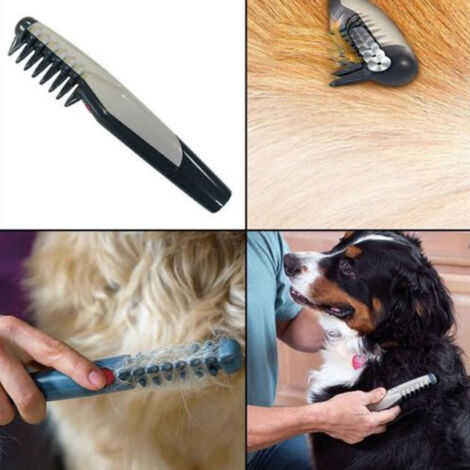 Trade Shop - Cepillo Corta Nudos Para Pelos De Perros Y Gatos Elimina Nudos -