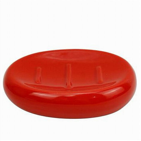 Trade Shop - CERAMICA ROSSO PORTASAPONETTA MODERN ACCESSORIEN BAGNO 79262 -