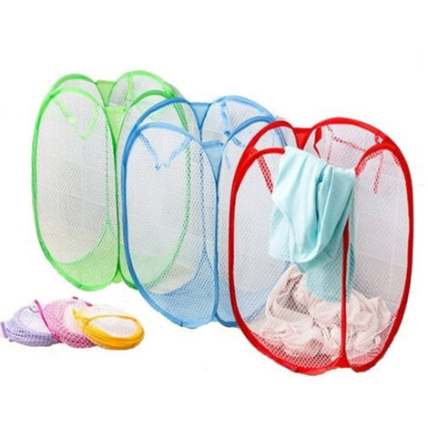 Trade Shop - Cesta Plegable Pop Up Cesta De 3 Piezas Para Ahorrar Espacio -