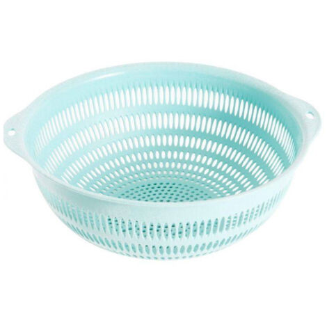 Trade Shop - CESTELLO VERDE ACQUA LAVAGGIO VERDURE FRUTTA DIM. 25.5X10.5 KÜCHEN ACCESSORIEN -