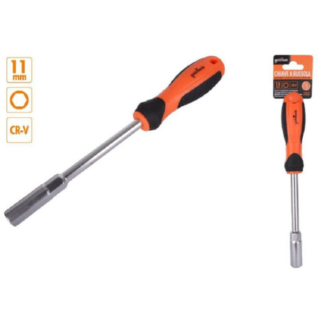 Trade Shop - Chiave A Bussola Esagonale 11mm Cacciavite Cr-v Con Impugnatura Ergonomica 94867 -