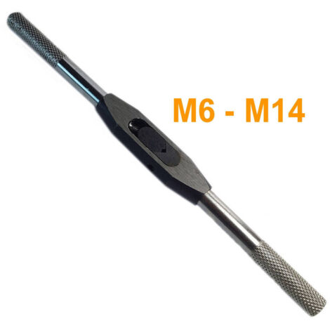 Trade Shop - Chiave Giramaschio A Barra Regolabili Per Filiera Raccordi In Lega M6-m14 -