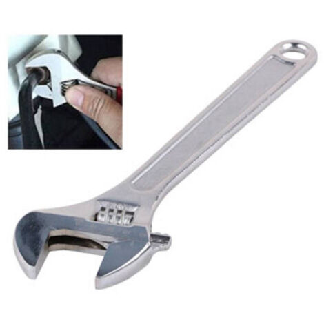 TRADE SHOP - Chiave Inglese A Rullino Regolabile Fino 30 Mm In Acciaio Multifunzione 91639 -