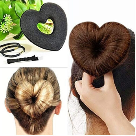 Trade Shop - CHIGNON FORMA DI CUORE CON 5 FORCINE UND 2 CODES FÜR CAPELLING MODE -