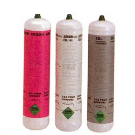 Trade Shop - Cilindro De Gas Soldado Mig/mag Gas De Aluminio Argon Lt. 1 Telwin -