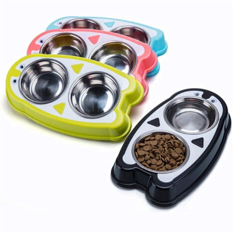 TRADE SHOP - Ciotola Cane Mangiare Lento Nutrire Sano Animale Cucciolo Alimenti Piatti Piastra -