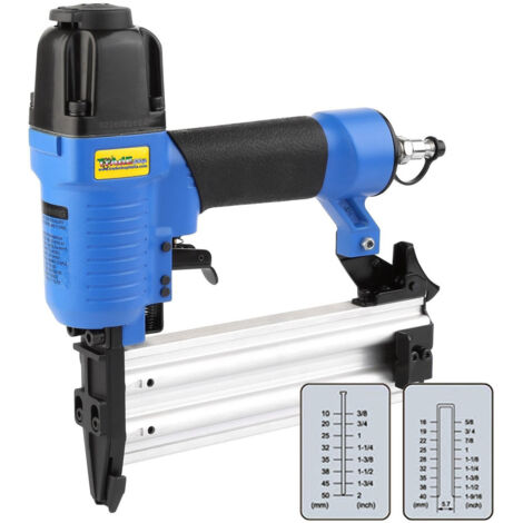 Trade Shop - Clavadora De Aire 2 Funciones Pistola De Clavos Pistola De Clavos 10 50 Mm -