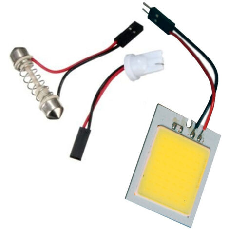 Trade Shop - COB CHIP LED COB CLUDS INTERNAL AUTO ADATORE T10 -