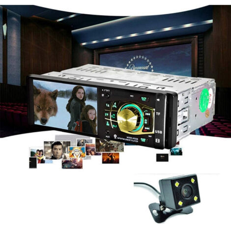 Trade Shop - Coche Radio Mp5 Reproductor Cámara Bluetooth Radio Audio Video Tf Usb 4032b -