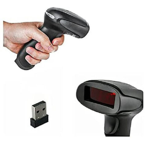 Trade Shop - Code Reader To Barcode 1d Wireless Bluetooth Pistola Senza Fili Usb -