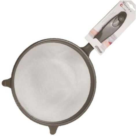 Trade Shop - Colador De Malla Con Mango De Plástico Diámetro 20cm Cocina 50801 -
