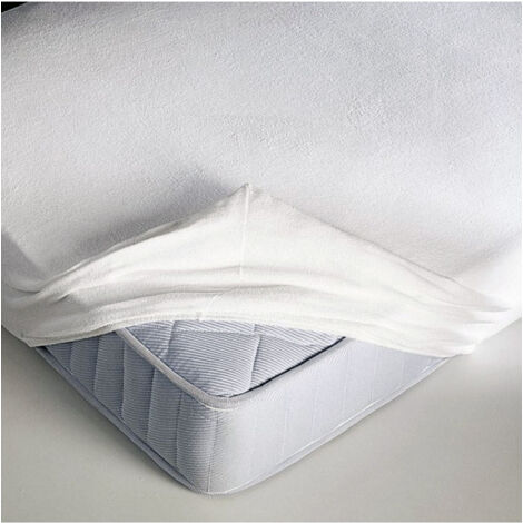 Trade Shop - Colchón Impermeable Absorbente Respiratorio 170x195 Cm -