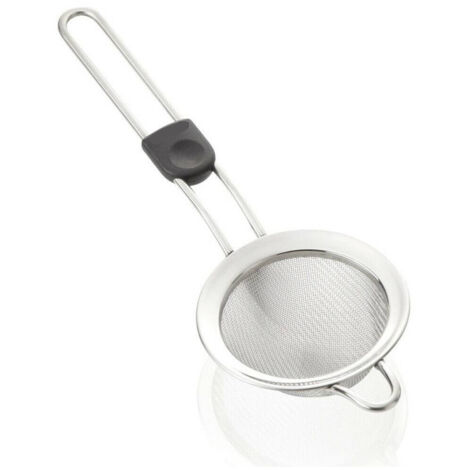 Trade Shop - Colino Da Cucina Passino Diametro 7,5 Cm In Acciaio Con Manico Incavo Pollice -
