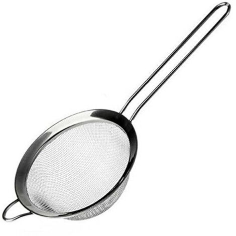 TRADE SHOP - Colino In Acciaio Inox Diametro 12 Cm Succhi Brodo Appendibile Silver -
