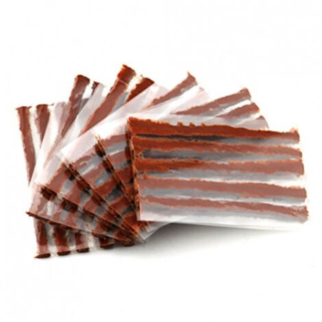 TRADE SHOP - Colla Stick Per Riparazione Foratura Bucatura Gomme Pneumatici Auto Moto Set 10p -