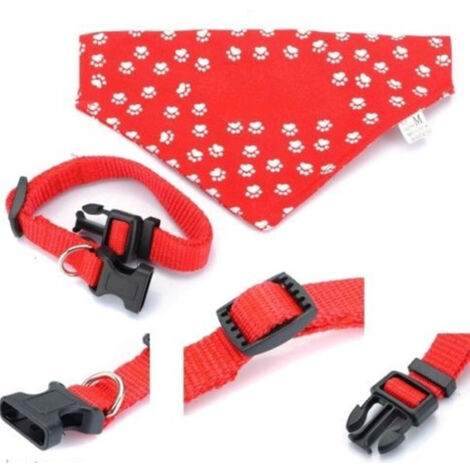 TRADE SHOP - Collare Con Bandana Fazzoletto Regolabile Per Cane Cani Tutte Le Taglie Fashion -