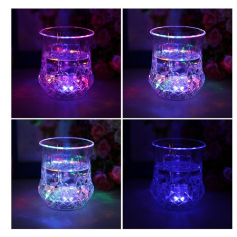 Trade Shop - Color De Cambia Led Rgb Indutive Con Versare Liquid Birra Cocktail -